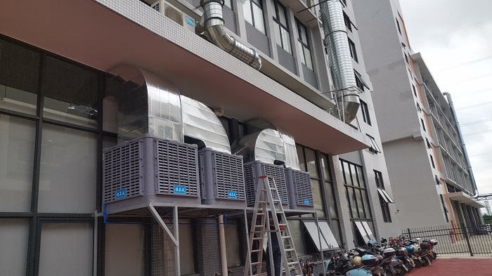 复杂车间全覆盖：移动冷风…