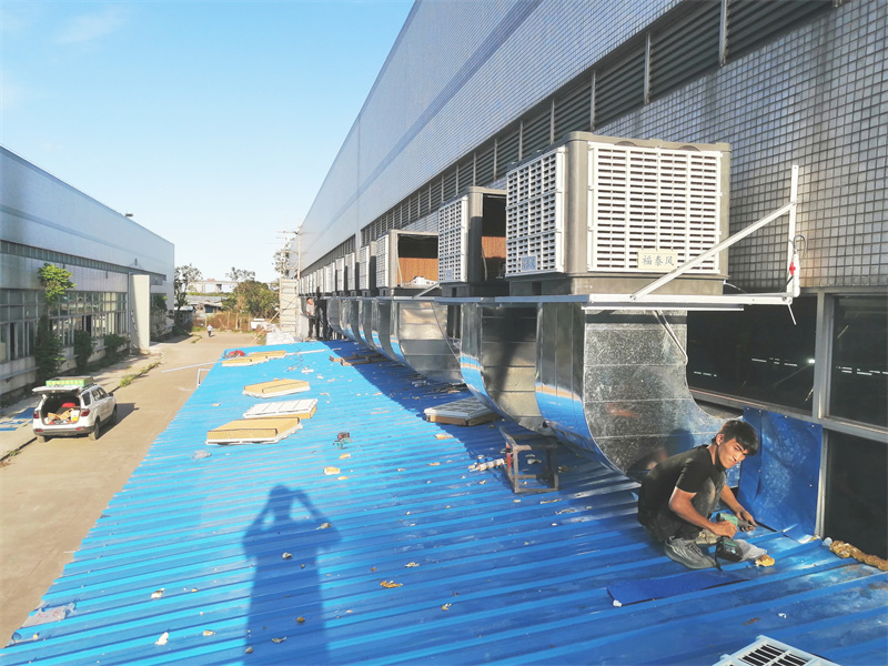 塑料厂降温通风设备!